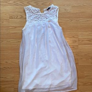 white sun dress
